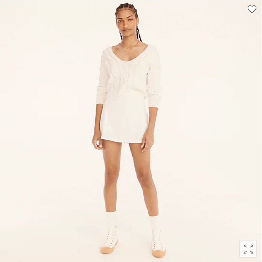 JCrew CloudStretch high-rise sports skirt (skort)